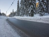 Winter Landscape in the Alps: Snow-Covered Mountains and Nature
