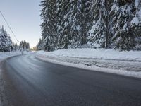 Winter Landscape in the Alps: Snow-Covered Mountains and Nature