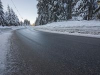 Winter Landscape in the Alps: Snow-Covered Mountains and Nature
