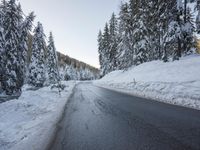 Winter Landscape in the Alps: Snow-Covered Mountains and Nature