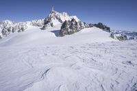 Alps: Snow-Covered Mountains and Winter Glaciers