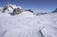 Alps: Snow-Covered Mountains and Winter Glaciers