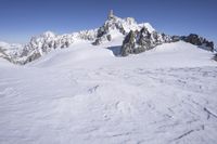 Alps: Snow-Covered Mountains and Winter Glaciers