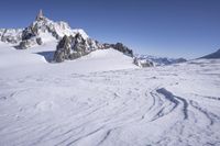 Alps: Snow-Covered Mountains and Winter Glaciers