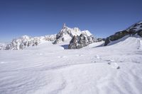 Alps: Snow-Covered Mountains and Winter Glaciers