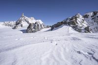 Alps: Snow-Covered Mountains and Winter Glaciers