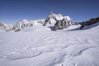 Alps: Snow-Covered Mountains and Winter Glaciers