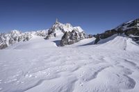 Alps: Snow-Covered Mountains and Winter Glaciers