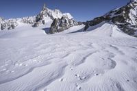 Alps: Snow-Covered Mountains and Winter Glaciers