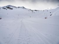 Winter Landscape in the French Alps