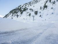 Winter landscape in the Alps, Germany