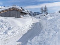 Alps Winter Landscape: Snow-Covered Mountains