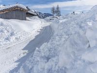 Alps Winter Landscape: Snow-Covered Mountains