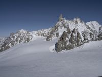 Alps Winter Mountain Range - Glacial Views 005