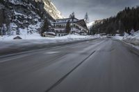 Winter Road in the Alps, Germany