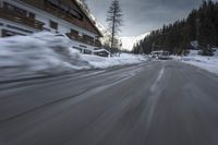 Winter Road in the Alps, Germany