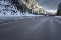 Winter Road in the Alps, Germany