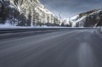 Winter Road in the Alps, Germany