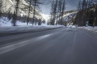 Winter Road in the Alps, Germany