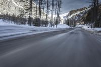 Winter Road in the Alps, Germany