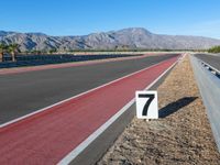 Straight Road on an American Race Track