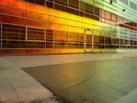 Amsterdam Business District with Multicolored Facade