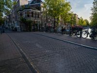 Amsterdam City Life: A Bridge and a Bicycle