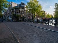 Amsterdam City Life: A Bridge and a Bicycle