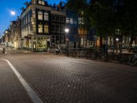 Amsterdam City: Street Lights at Night and Urban Design