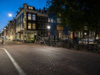 Amsterdam City: Street Lights at Night and Urban Design