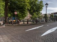 Amsterdam City Street: A Residential Area