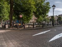 Amsterdam City Street: A Residential Area