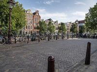 A Day in Amsterdam: Clouds, Trees, and Roads