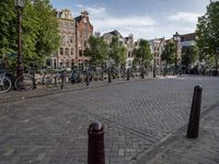 A Day in Amsterdam: Clouds, Trees, and Roads