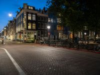 Amsterdam Night Cityscape: Exploring the European Urban Design