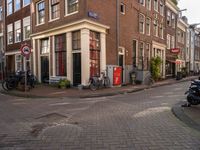 Amsterdam Residential Area: Storefronts and Charming Streets