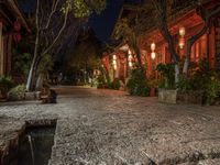 Ancient China: Cobblestone Roads and Historic Architecture