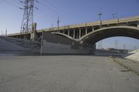 Arch Bridge Over the Los Angeles River