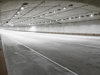 Architectural Night in SF: Concrete Street Under Artificial Light