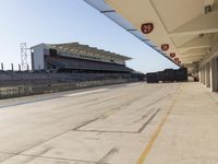 Architectural Panorama: A Closeup of a Concrete Building