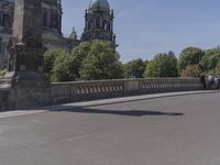 Classic Architecture in Berlin: A Bridge in an Urban Setting