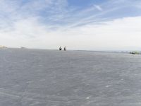 Arctic City: Winter Skyline with a View of Water