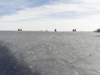 Arctic City: Winter Skyline with a View of Water