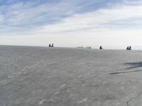 Arctic City: Winter Skyline with a View of Water