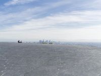 Arctic City: Winter Skyline with a View of Water