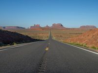 Arizona's Monument Valley: Asphalt Road at Dawn