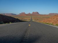 Arizona's Monument Valley: Asphalt Road at Dawn