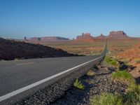 Arizona's Monument Valley Landscape under a Clear Sky