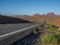 Arizona's Monument Valley Landscape under a Clear Sky