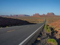 Arizona's Monument Valley Landscape under a Clear Sky